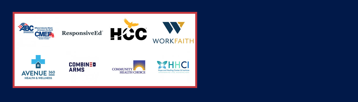 WorkTexas training partners around the community of Greater Houston