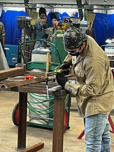 WorkTexas participated in a welding competition